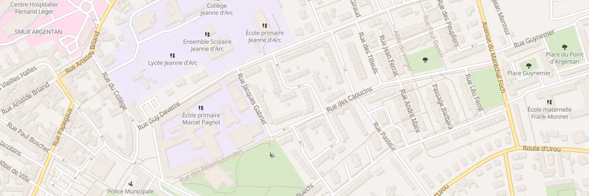 Plan du 22 Rue Fernand Leger à Argentan
