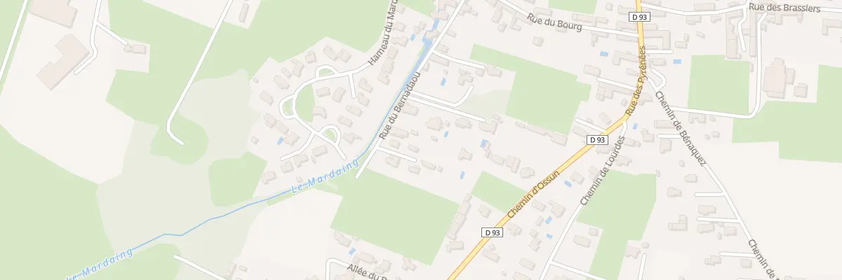 Plan du 17 Rue du Bernadaou à Azereix