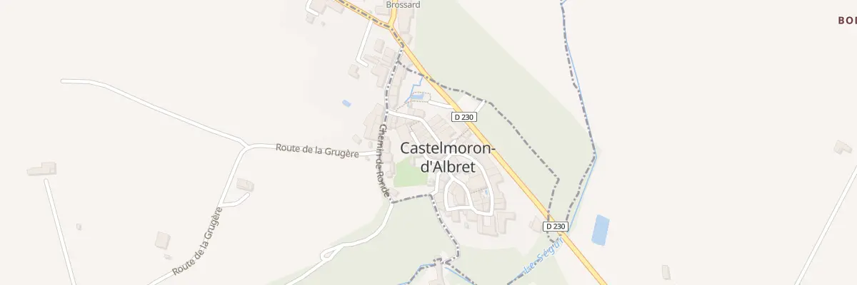 Plan du 18 Gr Grand Rue à Castelmoron-d’Albret