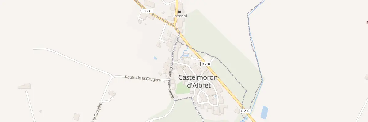 Plan du 1 Gr Grand Rue à Castelmoron-d’Albret