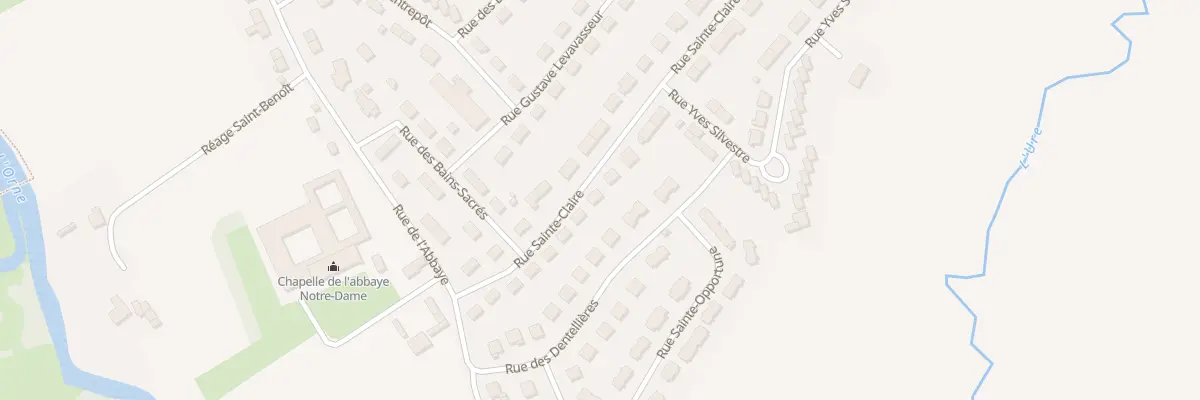 Plan du 16 Rue Sainte Claire à Argentan