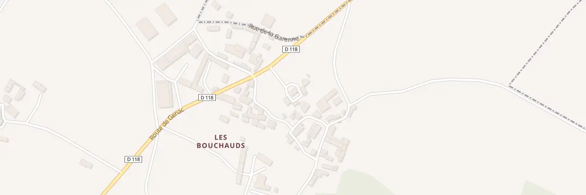 Plan du 220 Rue de la Garenne à Saint-Cybardeaux