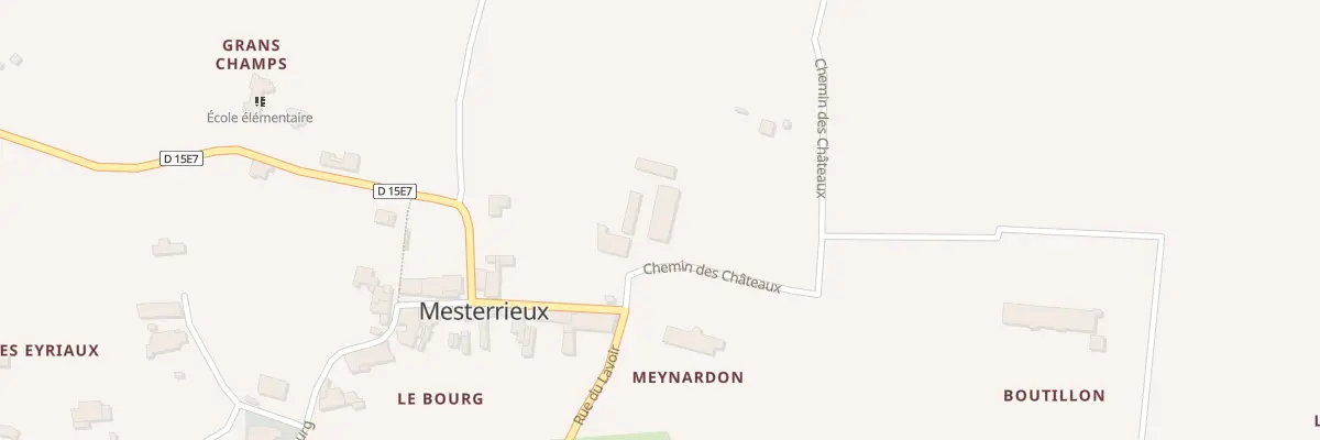 Plan du 5 Baillon à Mesterrieux