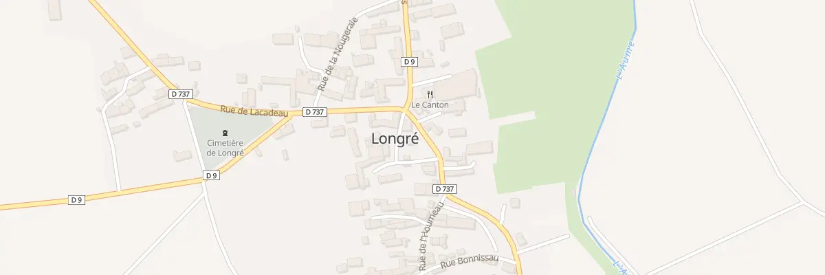 Plan du 2 Rue de la Fertilière à Longré
