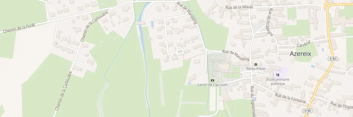 Plan du 7 Rue du Lavoir à Azereix