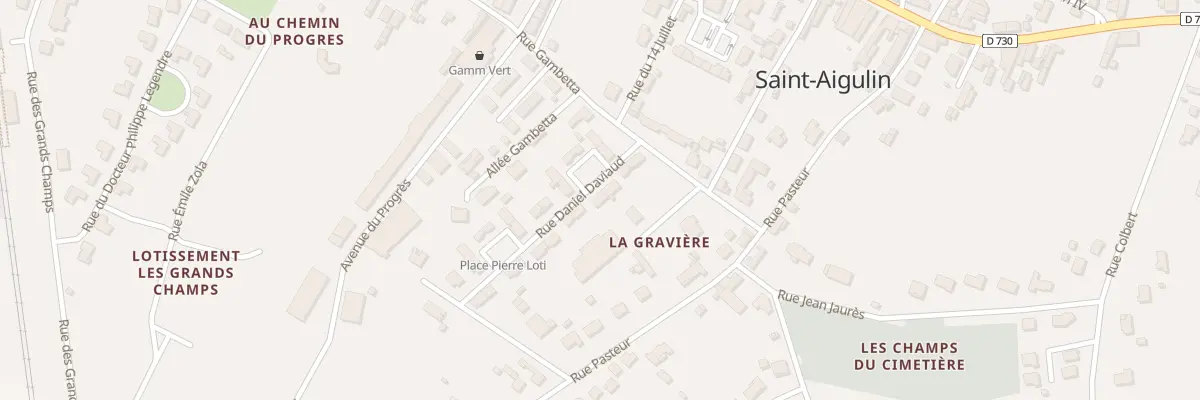 Plan du 7 Rue Daniel Daviaud à Saint-Aigulin