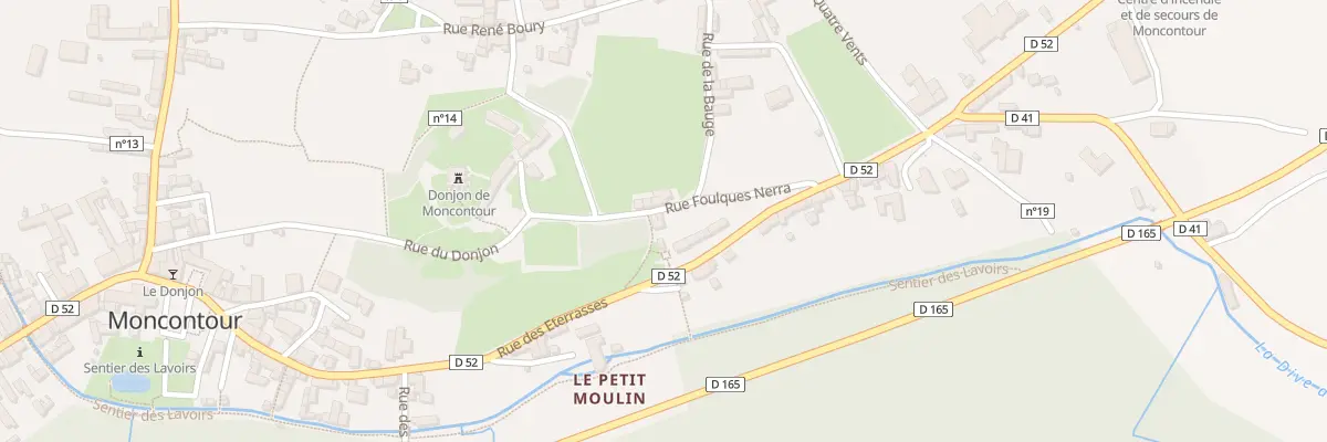 Plan du 2 Rue Foulques Nerra à Moncontour