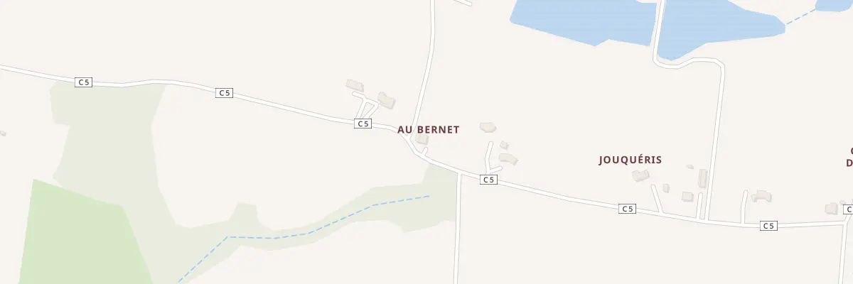 Plan du 5086 Au Bernet à Sainte-Christie-d’Armagnac