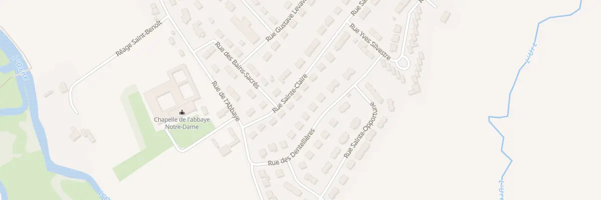 Plan du 12 Rue Sainte Claire à Argentan