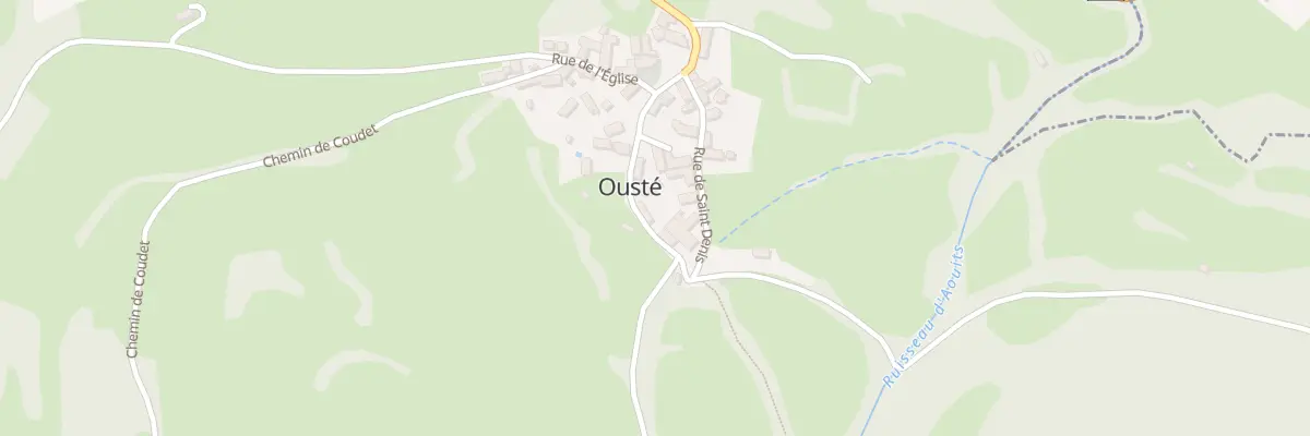 Plan du 5 Rue de la Fontaine à Ousté