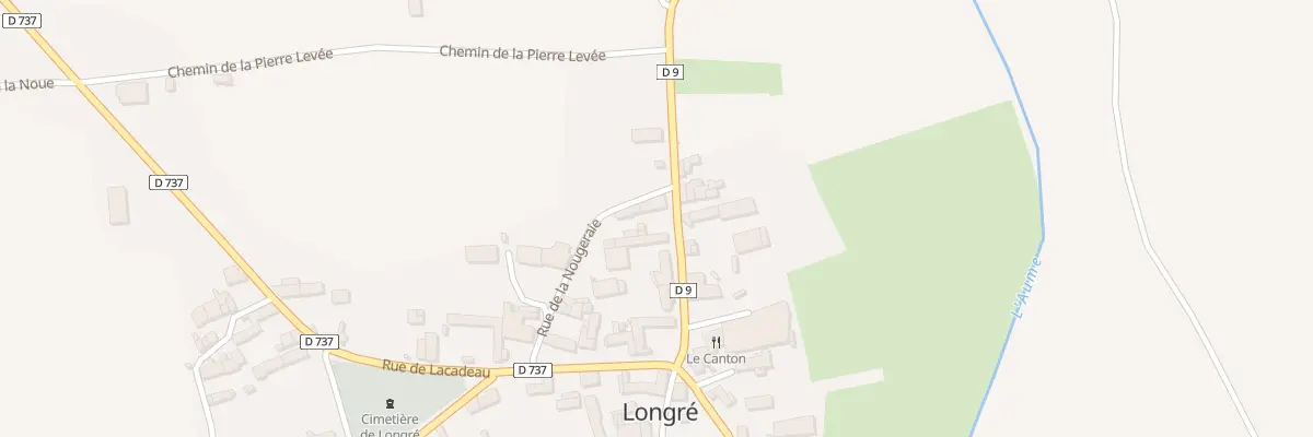 Plan du 1 Rue des Chennevières à Longré