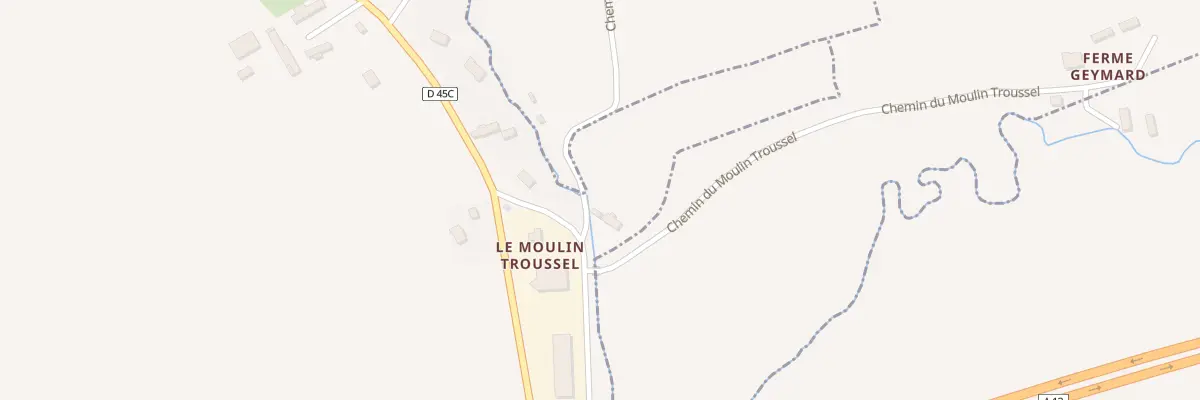 Plan du 5015 Le Moulin Troussel à Angerville
