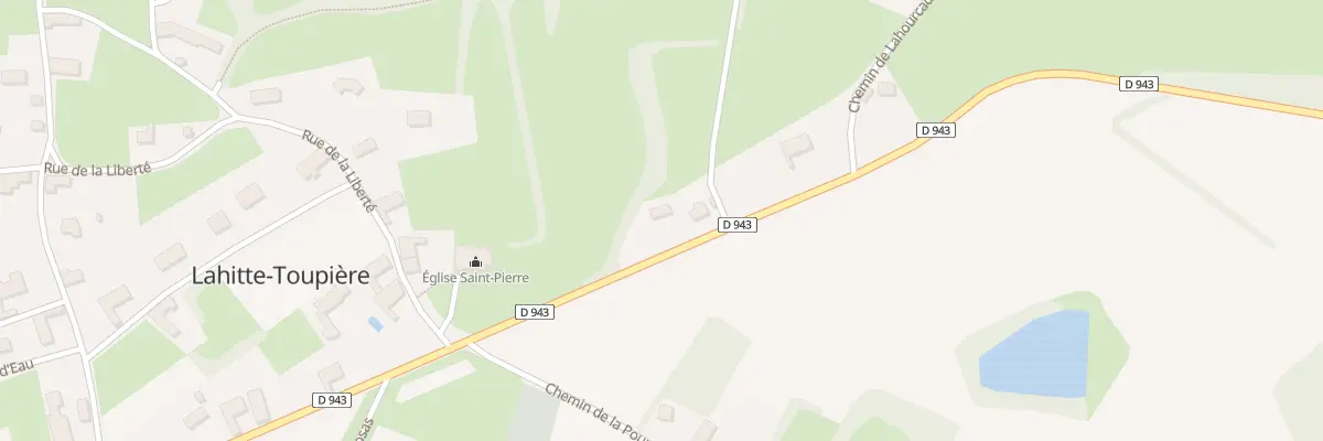 Plan du 14 Rte de Maubourguet à Lahitte-Toupière