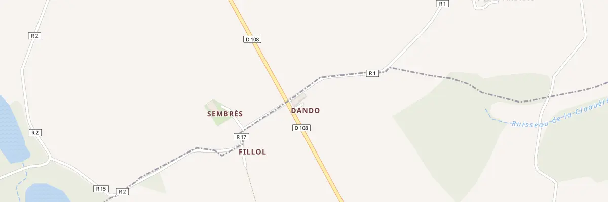 Plan du 2740 Rte de Nogaro à Fustérouau