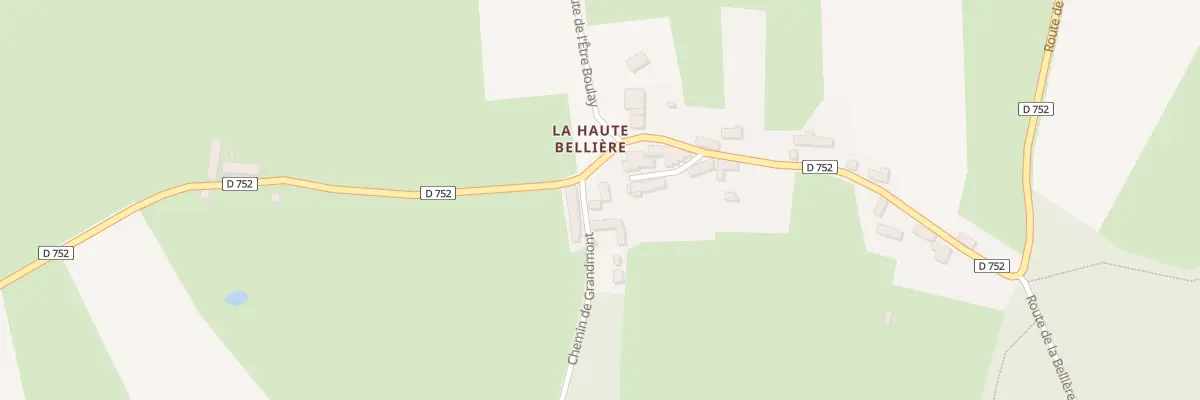 Plan du 1 La Haute Belliere à La Bellière