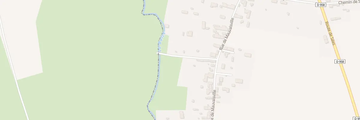Plan du 40B Rue de Mauvaisville à Argentan