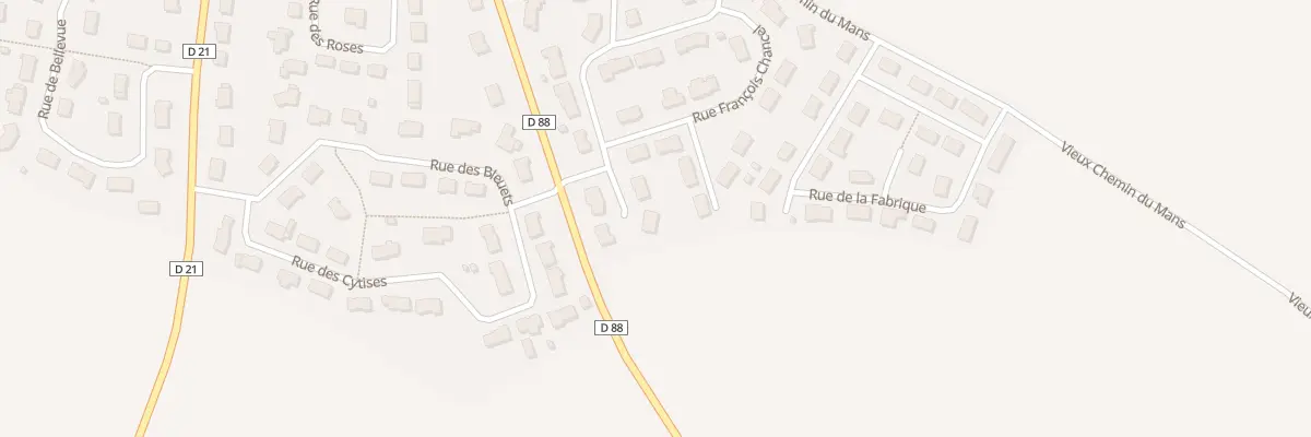 Plan du 25 Rue Francois Chancel à Conlie