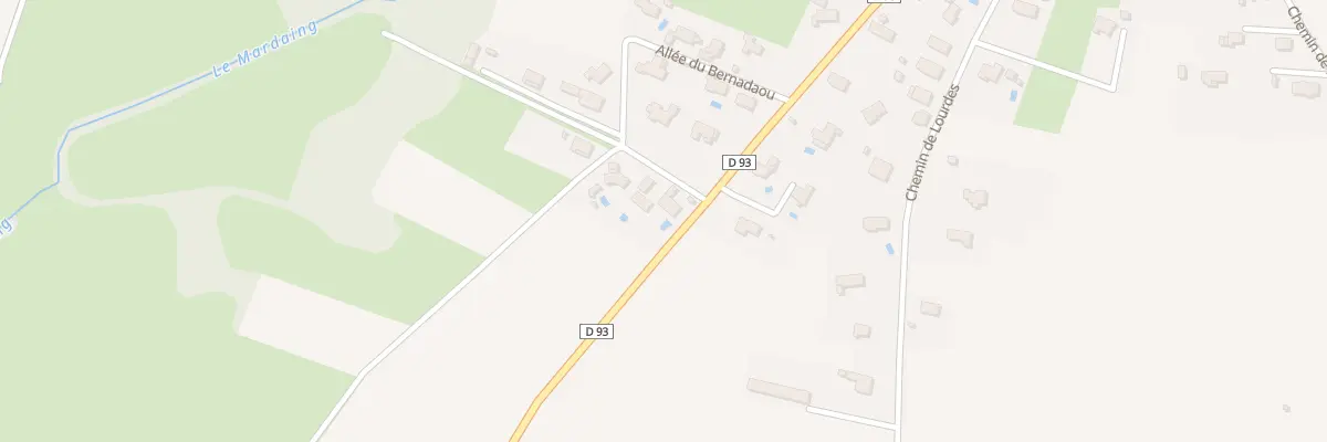 Plan du 21 Che d’Ossun à Azereix