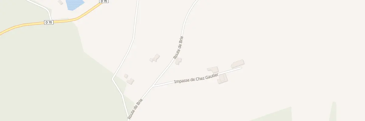 Plan du 3 Rte de Brie à Châtignac