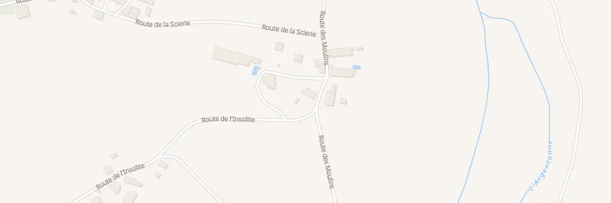 Plan du 20 Rte des Moulins à Nanteuil-en-Vallée