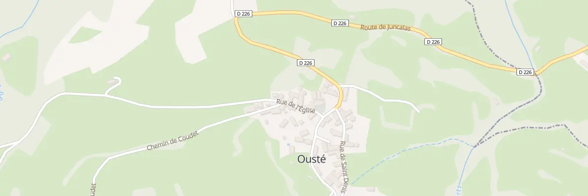 Plan du 6 Rue de l’Église à Ousté