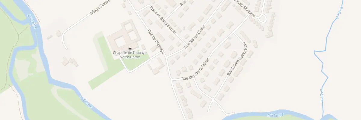 Plan du 4 Rue Sainte Claire à Argentan