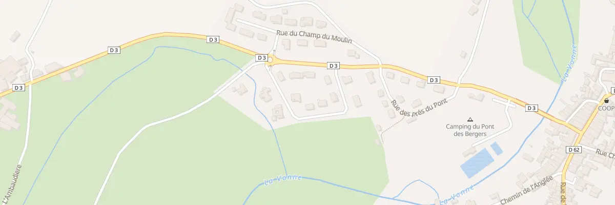 Plan du 8 Rue du Pré du Bois Grollier à Sanxay