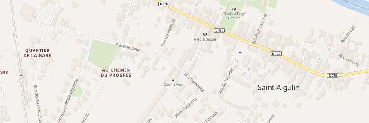 Plan du 15B Rue Gambetta à Saint-Aigulin