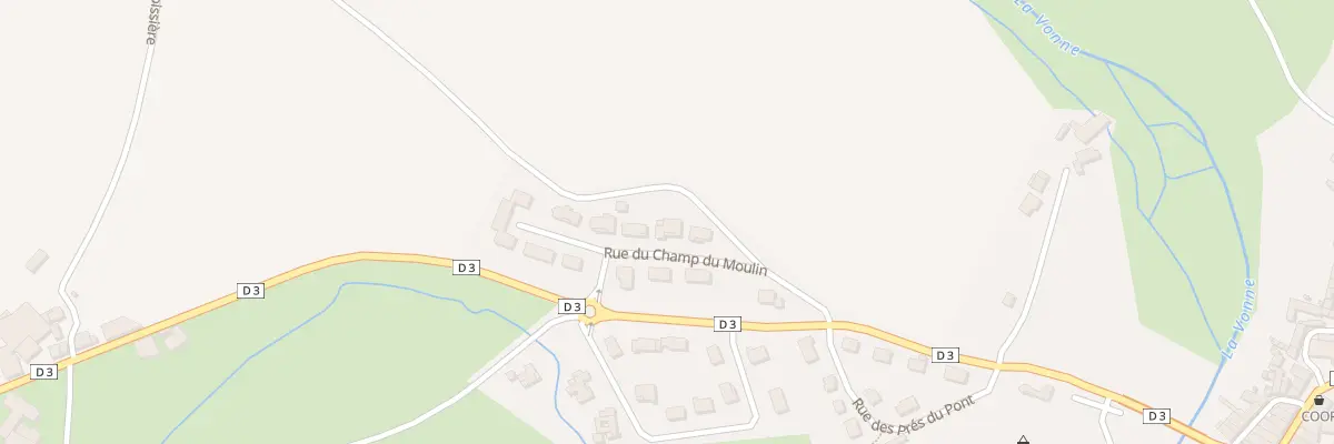 Plan du 4 Rue du Champ du Moulin à Sanxay
