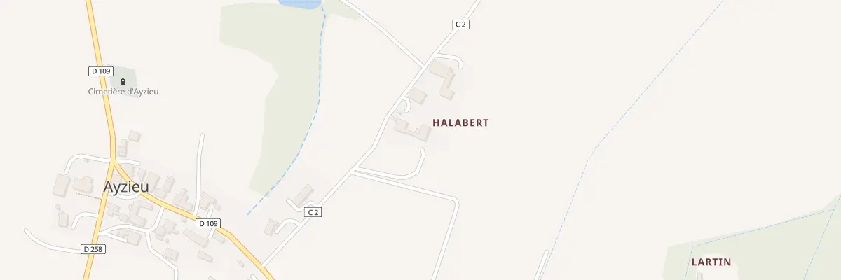 Plan du 5016 A Halabert à Ayzieu