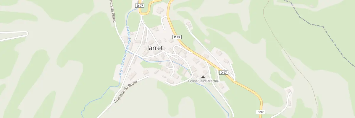 Plan du 5001 Rte d’Artigues à Jarret
