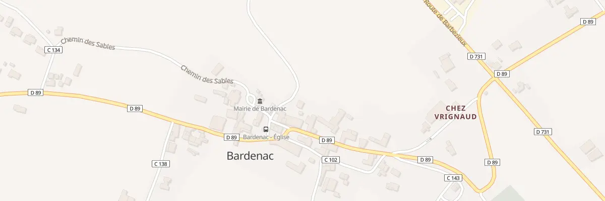 Plan du 5007 Bardenac à Bardenac