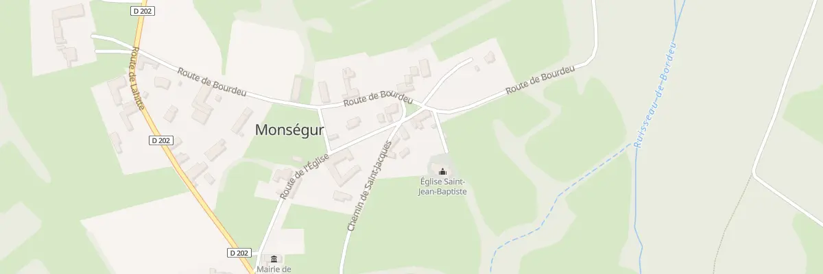Plan du 5019 Che de Saint Jacques à Monségur