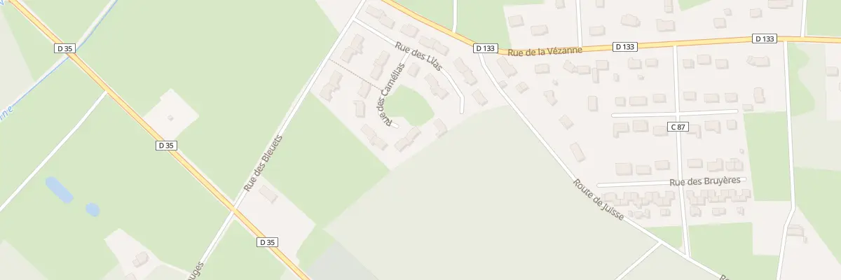 Plan du 16 Rue des Camelias à Mézeray