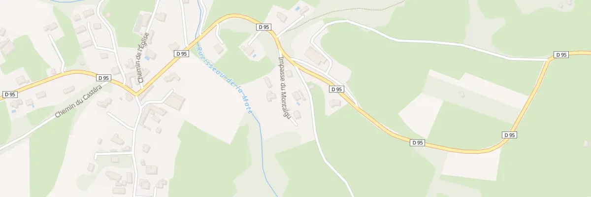 Plan du 3 Imp du Montaigu à Julos