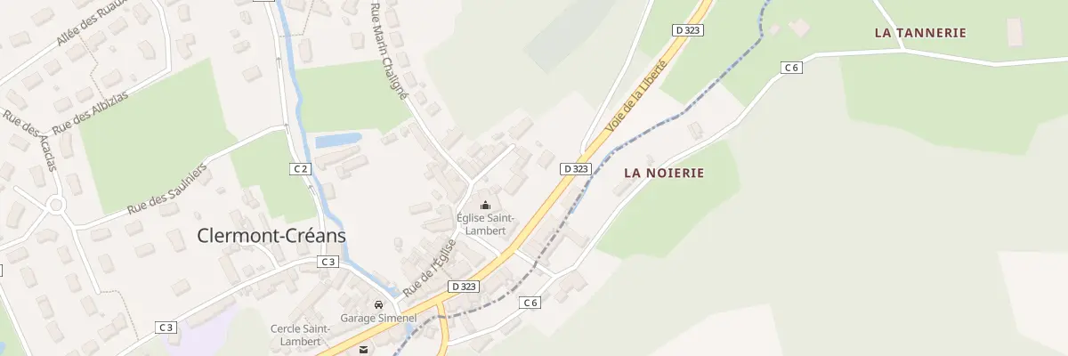 Plan du 44 Rue Nationale à Clermont-Créans