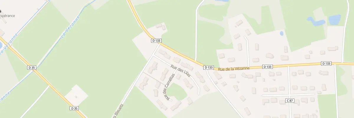 Plan du 5 Rue des Lilas à Mézeray