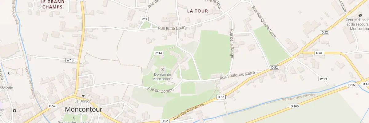 Plan du 2 Rle Notre Dame à Moncontour