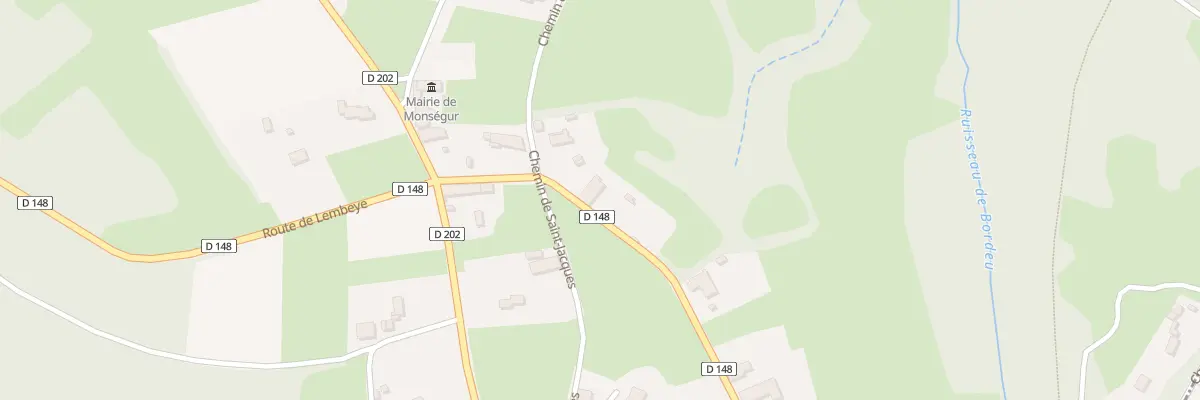 Plan du 141 Rte de Vic en Bigorre à Monségur