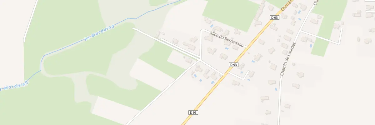 Plan du 25 Che d’Ossun à Azereix