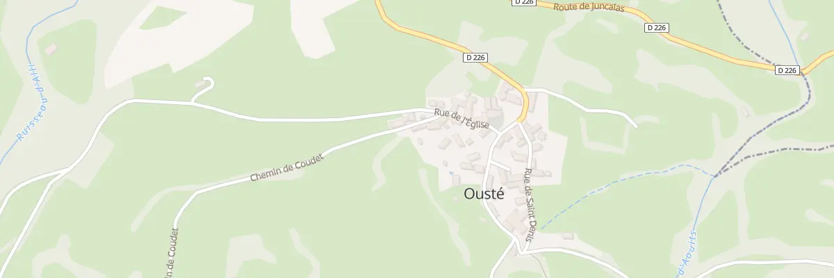 Plan du 3 Che de Coudet à Ousté