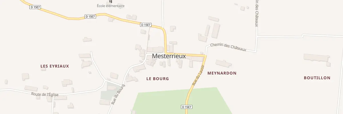 Plan du 9 Le Bourg à Mesterrieux