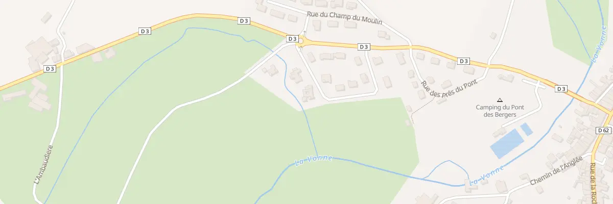 Plan du 5 Rue du Pré du Bois Grollier à Sanxay