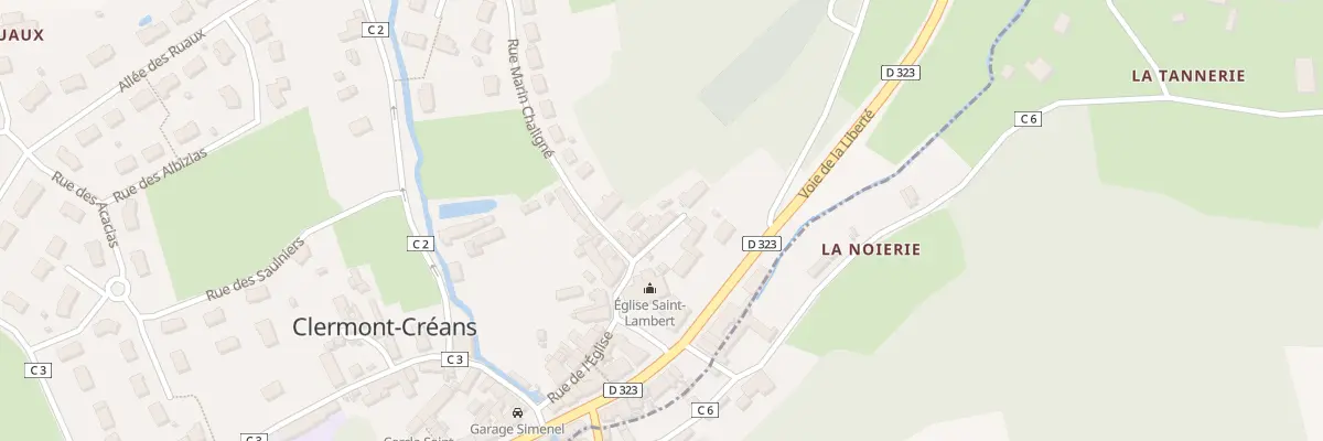 Plan du 6 Che Mancais à Clermont-Créans