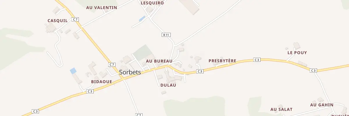 Plan du 983 Rte de Sion à Sorbets