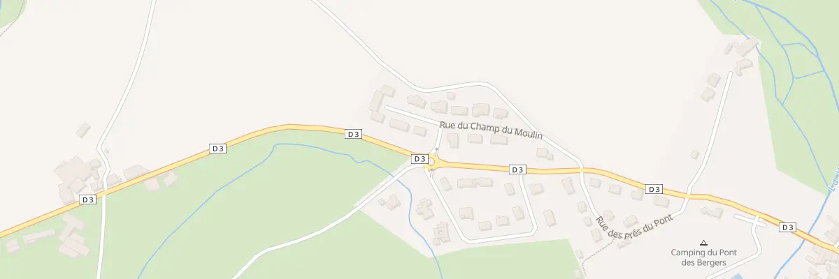 Plan du 11 Rue du Champ du Moulin à Sanxay
