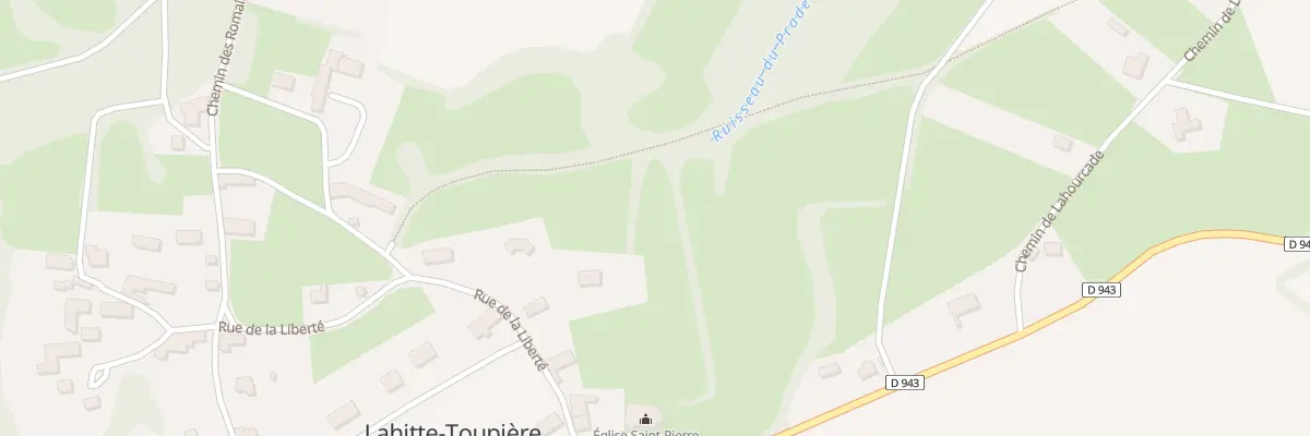 Plan du 20 Rue de la Liberté à Lahitte-Toupière