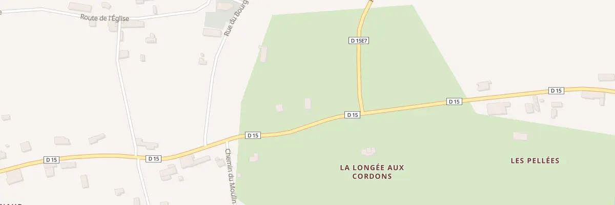 Plan du 25 Le Bourg à Mesterrieux