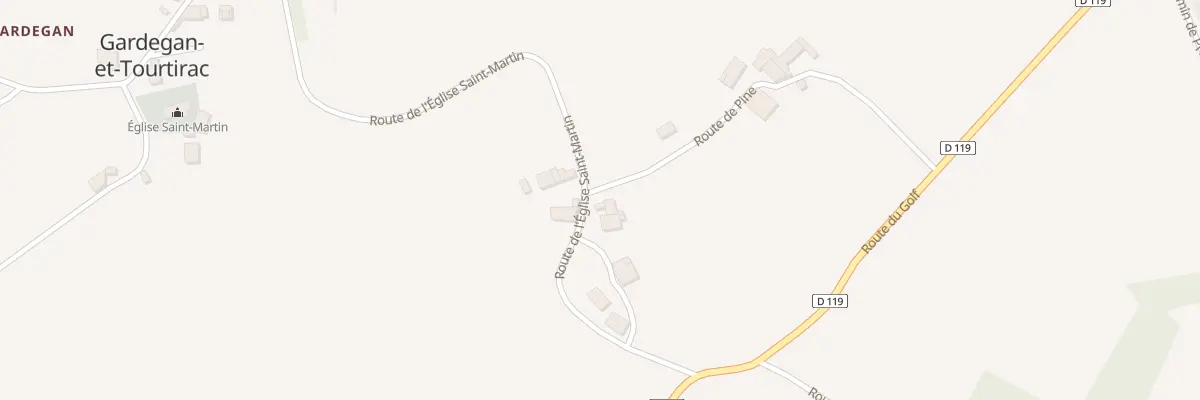 Plan du 40B Boulaygue à Gardegan-et-Tourtirac