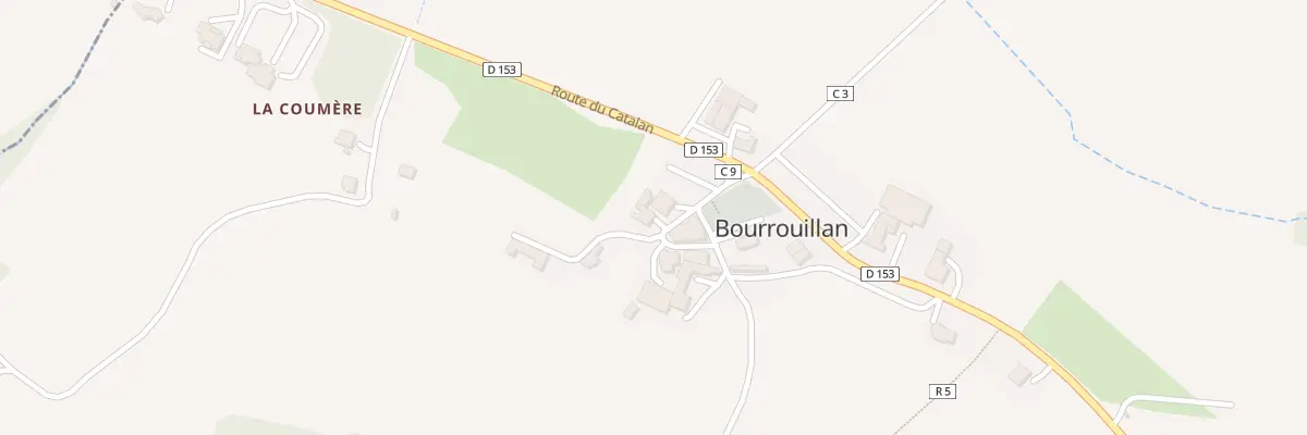 Plan du 5006 Au Village à Bourrouillan